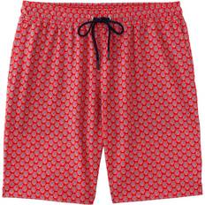 Red - Sportswear Garment Swimming Trunks J. McLaughlin Mini Surf Paisley Bruce Swim Short
