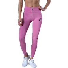 Rosa - Träningsplagg Strumpbyxor & Stay-ups Nike Nsw Graphic Leggings Pink Female Tights - Rosa