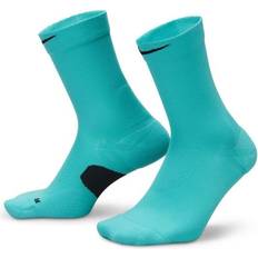 Gröna - Löpning Strumpor Nike Midweight Running Crew Socks - Grön