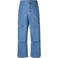 Nike Herr Jeans Nike Comfortable Versatile Loose Denim Pants - Diffuse Blue