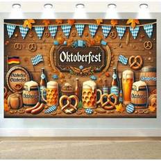 Bavarian Oktoberfest Celebration Backdrop