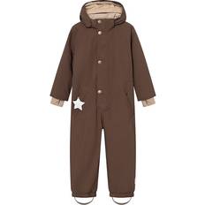 Mini A Ture Overtøj Børnetøj Mini A Ture Fleece Lined Snowsuit - Chestnut Brown