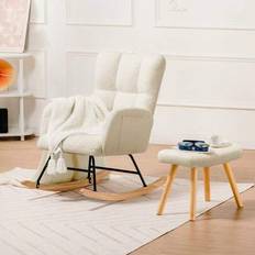 Shein Nursing With High Backrest Rocking Chair