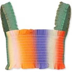 Orange Overdele Molo Rolfia Top Big Rainbow Kvinde - Orange