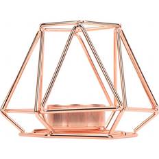 Iron Candle Holders Cosy@home Small Tealight Geometric Holders Rose Gold S Candle Holder