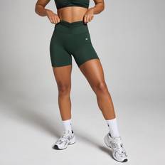 Tempo Ruched Front Shorts - Dark Emerald