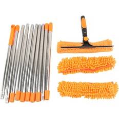 Cleaning Equipment & Cleaning Agents Orange 2 In 1 Window Cleaner With Long Pole