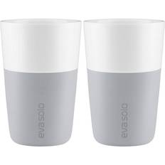 Eva Solo Café Latte Marble Grey Mugg 36cl 2st