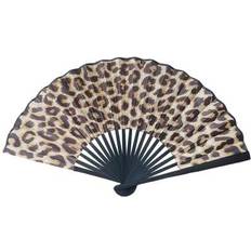 Fans Shein Elegant Leopard Print Folding Fan