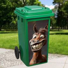 Multicoloured Adhesive Film Shein PVC Waterproof Self-Adhesive Trash Can Sticker 12.2 Inches x 27.56 Inches Adhesive Film