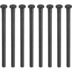 Uxcell 8pcs 4 Inch Door Hinge Pin Matte Black