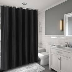 Black Shower Curtains Cosy@home Black Wall Pattern Waterproof Bath Curtain