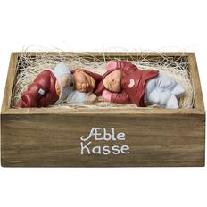 Klarborg nisser Klarborg Adam Annika Nisser i Æblekasse Julepynt