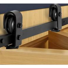 Bi-folding Sliding Barn Door Hardware Track Kit 52