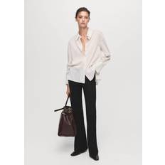 Mango Underkläder Mango Leggings With Seam Detail Black