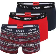 HUGO BOSS Men's Underwear HUGO BOSS Trunk 3-Pack Design Multicolor
