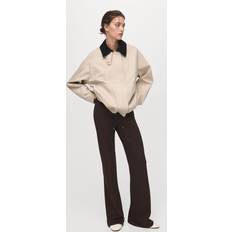 Mango Underkläder Mango Leggings With Seam Detail Brown
