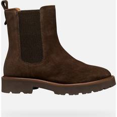 Geox Dame Chelsea boots Geox Uld Stilfulde Ankelstøvler Til Kvinder - Brun