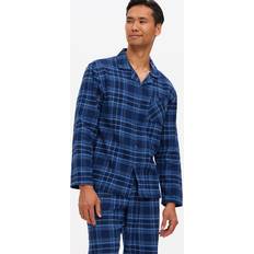 Checkered - Men Sleepwear Tu Blue Traditional Check Pyjama Set - Blue