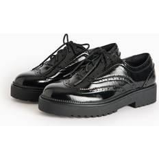 Brogue Lace Up Shoes - Black
