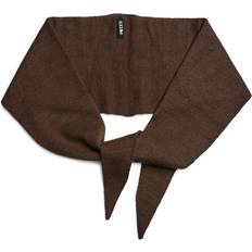 Brun - Dame Halstørklæde & Sjal Pieces Pckomma Triangle Scarf Noos BC - Mørkebrun