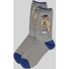 Polo Ralph Lauren Grey Socks Polo Ralph Lauren Bear Logo Socks - Grey