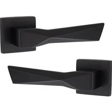 4 Pairs Modern Aura Design Premium Door Handles 13.5cm W