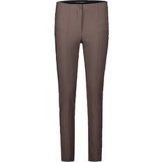 Betty Barclay Trousers Betty Barclay Selina Slim Fit Trousers With Frontal Button - Taupe