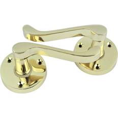 Brass Door Levers Golden Grace Victorian Design Scroll Door Handles 55mm 12cm W