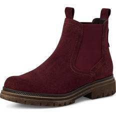 Tamaris Låg klack Chelsea boots Tamaris Chelsea Boots - Bordeaux