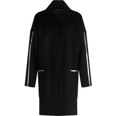 Betty Barclay Frakker Betty Barclay Uld Afslappet Sweat Coat Med Stående Krave - Sort