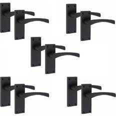 Victorian Scroll Astrid Door Handles Latch 120mm x 40mm