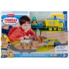 Fisher-Price Tog & Tilbehør Fisher-Price Busy Friends Lokomotiv Med Gear Skinner