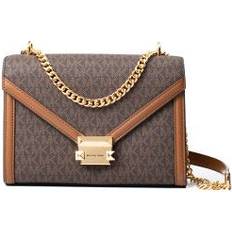 Michael Kors Dame Messenger-tasker Michael Kors Skuldertaske Whitney Brun