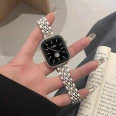 Shein Women Starlight Thin Slim Metal Watch Band