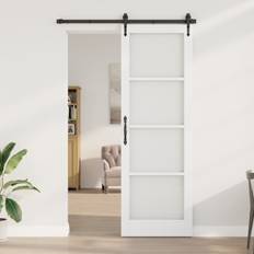 Glat Inderdøre vidaXL Indvendig Dør Med Glas Orkdal Hvid 78 232 cm Inderdør (x)