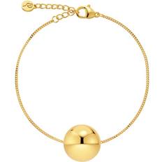 Edblad Guld Armband Edblad Sphere Bracelet S Gold Armband Förgyllt Rostfritt Stål