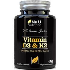 Vitamin D3 4000iu K2 100μg Mk7 150 Vegetarian Capsules