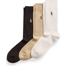 Polo Ralph Lauren Bruna Strumpor Polo Ralph Lauren Sockor Egyptian - Brun/Cappuccino/Svart/Naturvit