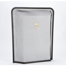 Black Fireplace Screens B&Q Black Metal Fireplace Spark Guard Mesh Screen