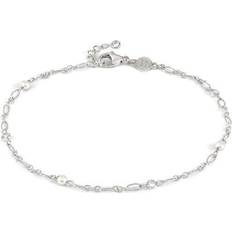 Pearl Anklets Nomination Anklets Pearl Stones - Silver