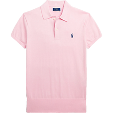 Polo Ralph Lauren Women Polo Shirts Polo Ralph Lauren Shirt Pima Cotton Knit Blouse - Pink