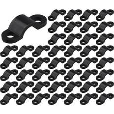 Sodial 70pcs Screws Mounted Arched Cable Clamp Tie