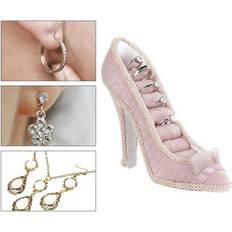 Pink Jewellery Stands Ring Display Stand Pink High Heel Shoes Shaped - Nau