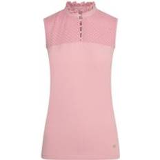 Equestrian Polo Shirts Imperial Riding Sleeveless Polo Camee - Rose