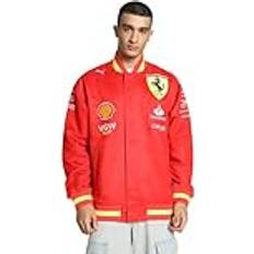 Puma Scuderia Ferrari 2024 Lag College Jacka Herr Röd Bränd L