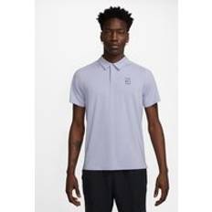 Lila - Träningsplagg Pikétröjor Nike Court Dri-fit Advantage Polo Herrar - Syrén