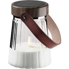 Deluxe Homeart Hvid Lanterner Deluxe Homeart LED Glas 13 cm Steaming White Lanterne