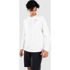 Rashguards & Undertøj Nike Swim Lux Letter Longsleeve Lycra XL White