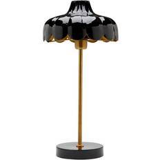 PR Home Wells Black/Gold Table Lamp 50cm